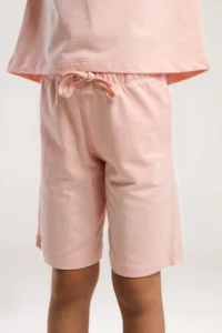 US Polo Assn. BASE. Polo Assn. GIRLS BERMUDA SUIT 100% Cotton / 100% Cotton - Image 4