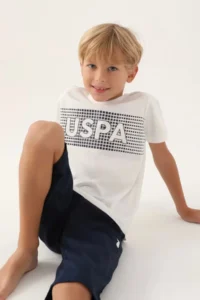 US Polo Assn. Boys' Capri Set - Cream - Image 2