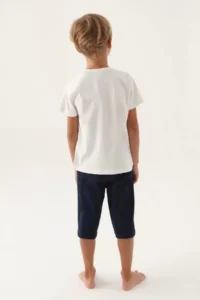 US Polo Assn. Boys' Capri Set - Cream - Image 5