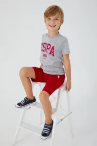 US Polo Assn. Base. Polo Assn 1351 Original Written Boy's Bermuda Suit
