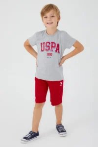 US Polo Assn. Base. Polo Assn 1351 Original Written Boy's Bermuda Suit - Image 2