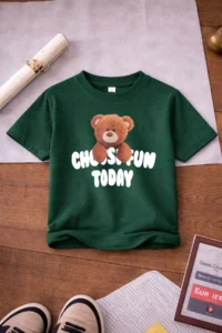twins tailors Brooklyn And Her Cake Girl Printed 3 Pack Green-Pink-Beige Girls' T-Shirt - Image 3