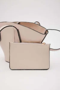 Shule Bags Marta Shoulder Bag Cream - Image 5