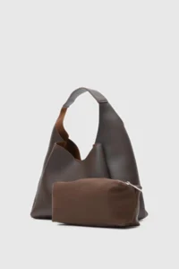 Shule Bags Mono Puppy Shoulder Bag Bitter Brown - Image 3