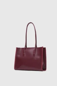 Shule Bags Paella Shoulder Bag Burgundy - Image 3