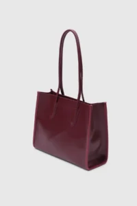 Shule Bags Paella Shoulder Bag Burgundy - Image 5