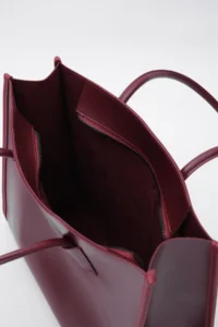 Shule Bags Paella Shoulder Bag Burgundy - Image 8