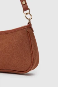 Shule Bags Farme Suede Baget Bag Tan - Image 5