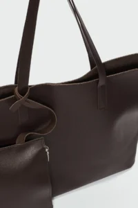 Shule Bags Carrie Wallet Shoulder Bag Bitter Brown - Image 6