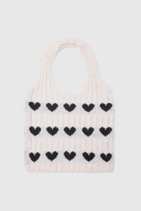 Shule Bags Tilda Knitwear Shoulder Bag Ecru