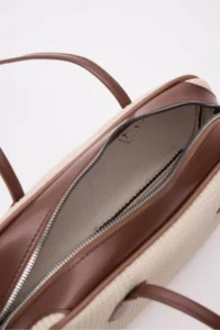 Shule Bags Boheme Wicker Baget Bag Cream - Image 8