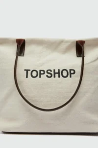 Shule Bags Poches Kanvas Big Size Shoulder Bag Kahve - Image 3