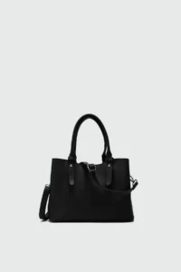 Shule Bags Doop Shoulder Bag Black - Image 2
