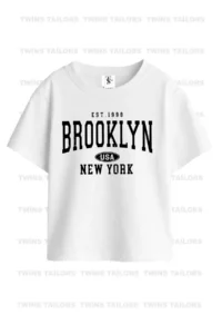 twins tailors Skate Boarding And Brooklyn Printed 3-Pack Unisex Black-White-Green Kids T-Shirt - Image 3