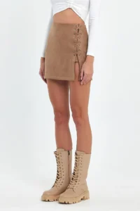 Ceylen Rope with accessories Suede Skirt - Image 3