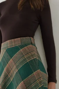 Hiccup A-Form Thick Midi Skirt - Image 4