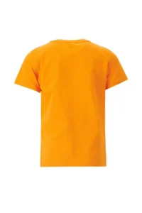 DeFacto Boys' Orange Text Printed Short Sleeve T-Shirt - Image 7
