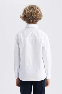 DeFacto T8853a6-fw Boys' Long Sleeve Shirt - Image 4