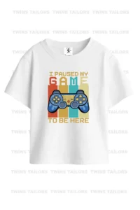 twins tailors Cool Boy Printed 3-Pack Unisex Light Blue-White-Salt Blue Children's T-Shirt - Image 4