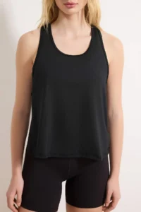 TRENDYOLMİLLA Black-Dusty Rose 2 Sets Micro Material Knitting Sports T-Shirt - Image 8