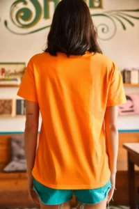 Olalook Women Orange Ocean T-Shirt - Image 5
