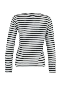 TRENDYOLMİLLA White Striped Basic Knitting T-Shirt - Image 8