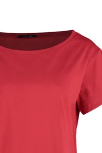 TRENDYOLMİLLA Rejection 100% Cotton Oversized/Wide Pattern Boat Neck Knitting T-Shirt - Image 7
