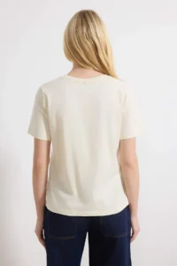 TRENDYOLMİLLA Plum-Stone 100% Cotton Crew Neck 2 Sets Package Knitting T-Shirt - Image 8