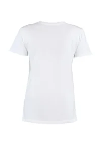 TRENDYOLMİLLA White 100% Thick Cotton Star Printed Regular/Normal Pattern Knitting T-Shirt - Image 8
