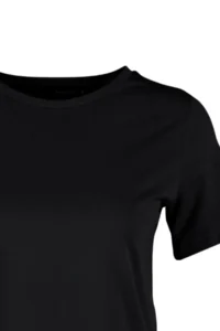 TRENDYOLMİLLA Black 100% Cotton Basic Crew Neck Knitting T-Shirt - Image 11