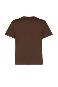 TRENDYOLMİLLA Brown 100% Cotton Basic Crew Neck Knitting T-Shirt - Image 7