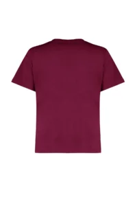 TRENDYOLMİLLA Dark Cherry 100% Cotton Basic Crew Neck Knitting T-Shirt - Image 7