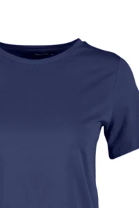 TRENDYOLMİLLA Navy Blue 100% Cotton Basic Crew Neck Knitting T-Shirt - Image 7