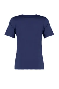 TRENDYOLMİLLA Navy Blue 100% Cotton Basic Crew Neck Knitting T-Shirt - Image 8