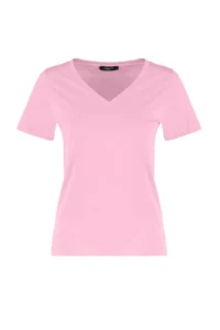 TRENDYOLMİLLA Pink-Mint 100% Cotton 2 Sets Package Basic V-neck Knitting T-Shirt - Image 11