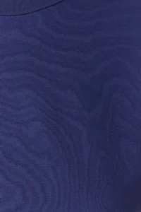 TRENDYOLMİLLA Navy Blue 100% Cotton Button Detailed Wadding Appearance Basic Crew Neck Knitting T-Shirt - Image 2