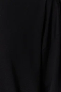 TRENDYOLMİLLA Black 100% Thick Cotton Oversized/Wide Pattern Crew Neck Knitting T-Shirt - Image 17