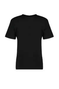 TRENDYOLMİLLA Black 100% Thick Cotton Basic Crew Neck Knitting T-Shirt - Image 9