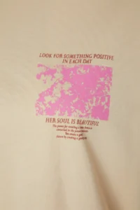 TRENDYOLMİLLA Stone 100% Thick Cotton Front and Back Printed Oversized/Wide Pattern Knitting T-Shirt - Image 15