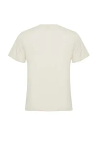 TRENDYOLMİLLA Stone Sequin Slogan Embroidered Regular/Normal Pattern Knitting T-Shirt - Image 8