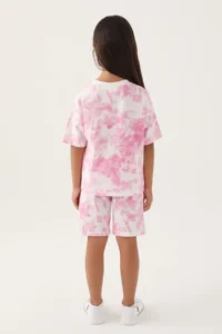 US Polo Assn. U.s. Polo Shirt Assn Girls' Pink Bermuda Set - Image 5