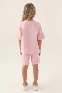 US Polo Assn. Girl Waitress Bermuda Set - Blue - Image 5