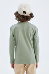 DeFacto Boys' Crew Neck Long Sleeve T-Shirt - Image 5
