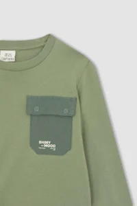 DeFacto Boys' Crew Neck Long Sleeve T-Shirt - Image 7