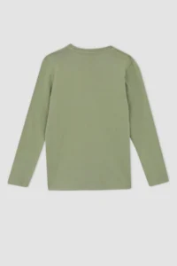 DeFacto Boys' Crew Neck Long Sleeve T-Shirt - Image 8