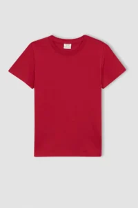 DeFacto Boy's Crew Neck Basic Short Sleeve T-Shirt - Image 8
