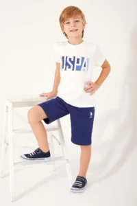 US Polo Assn. Base. Polo Assn 1325 Color Transition Boy Bermuda Suit