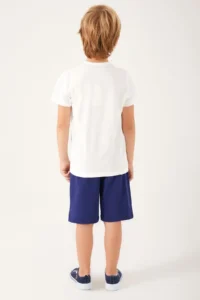 US Polo Assn. Base. Polo Assn 1325 Color Transition Boy Bermuda Suit - Image 5