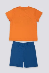 US Polo Assn. Resort Orange Baby Tshirt Set - Image 5