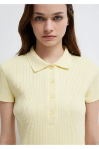 Mavi Yellow Polo T-Shirt Fitted 1613120-71305 - Image 6